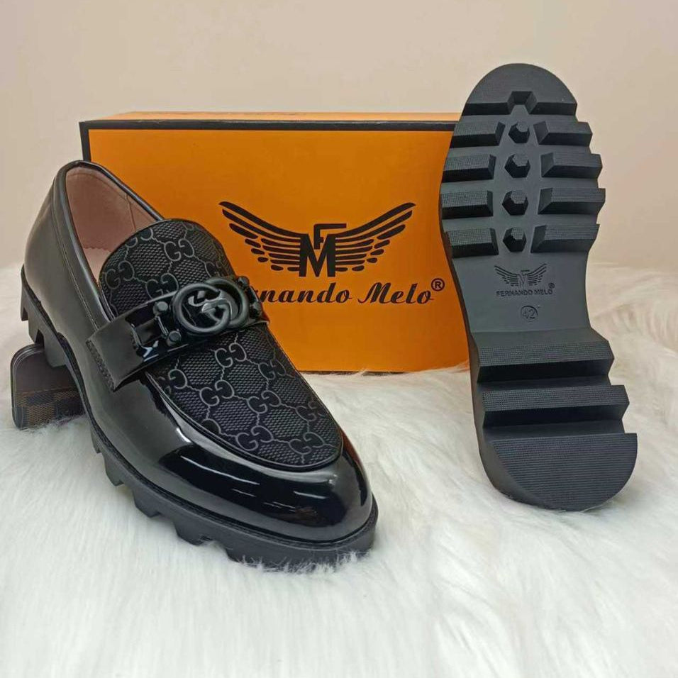 Fernando Cloth Top Elegant Official Men's Shoes Size 40 - 45