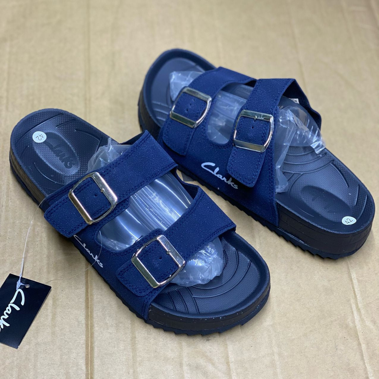 Clarks Suede Sandals for Men Size 40 - 45 Blue
