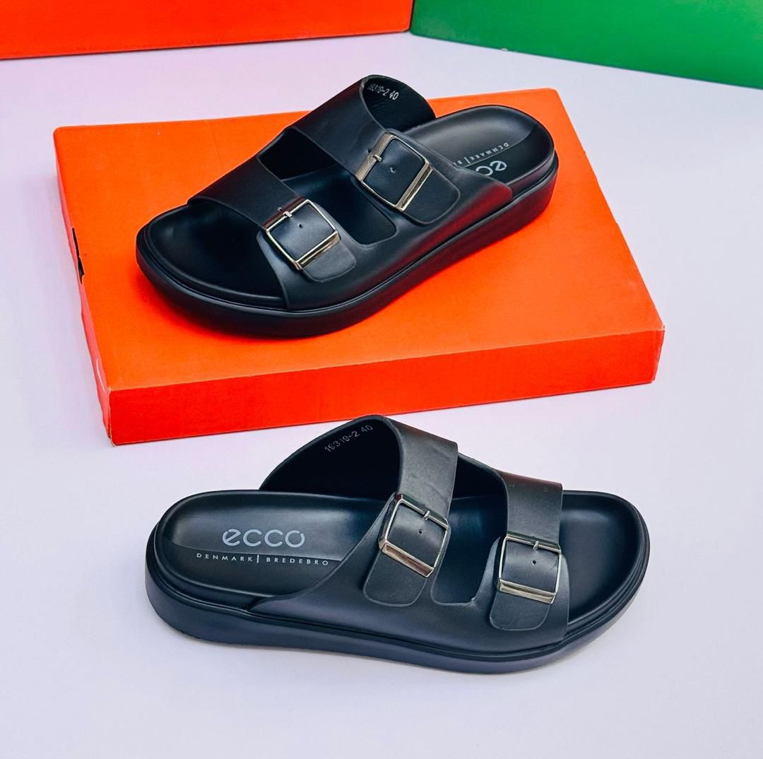 Ecco Rubber Sole Men's Sandals Sizes 40 - 45 - Black