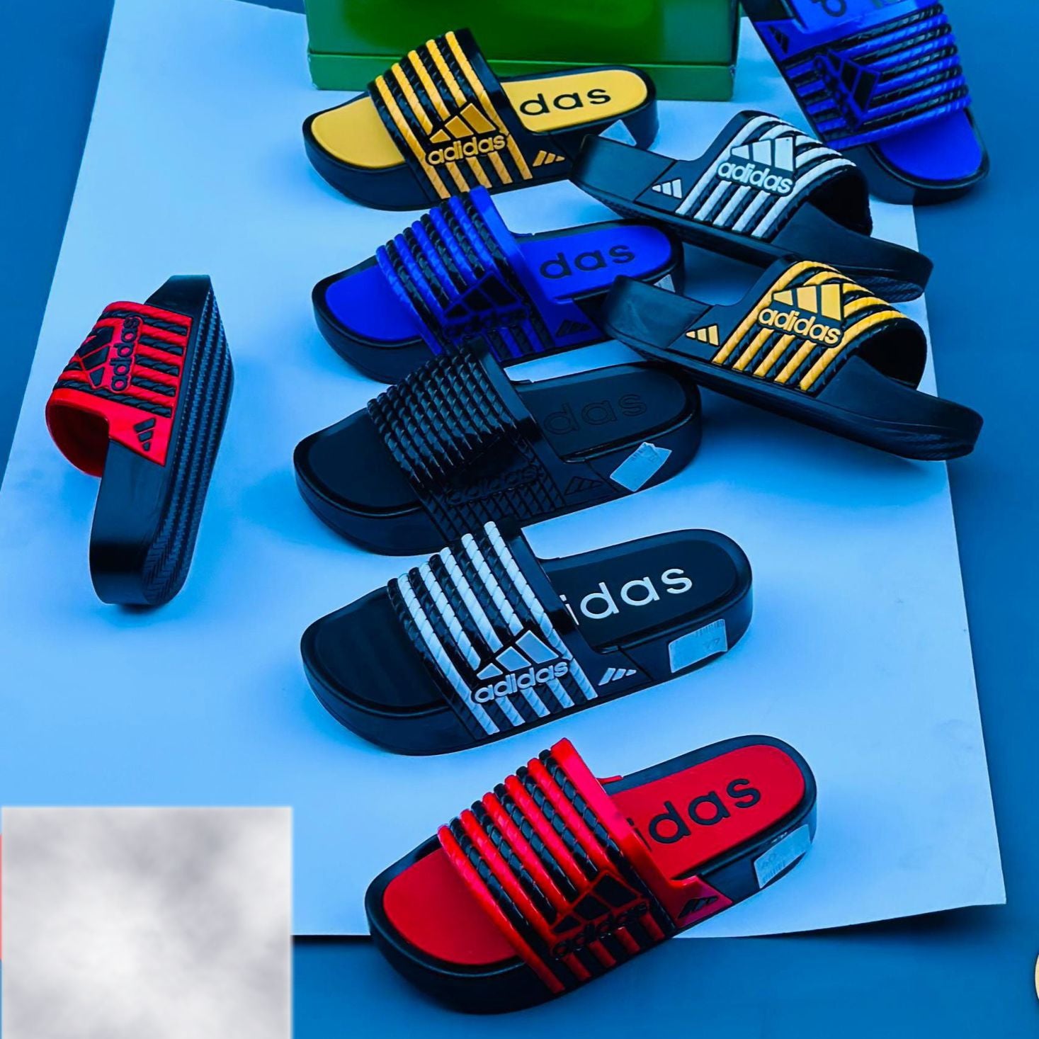 Adidas Rubber Sole Men's Sandals Sizes 40 - 45