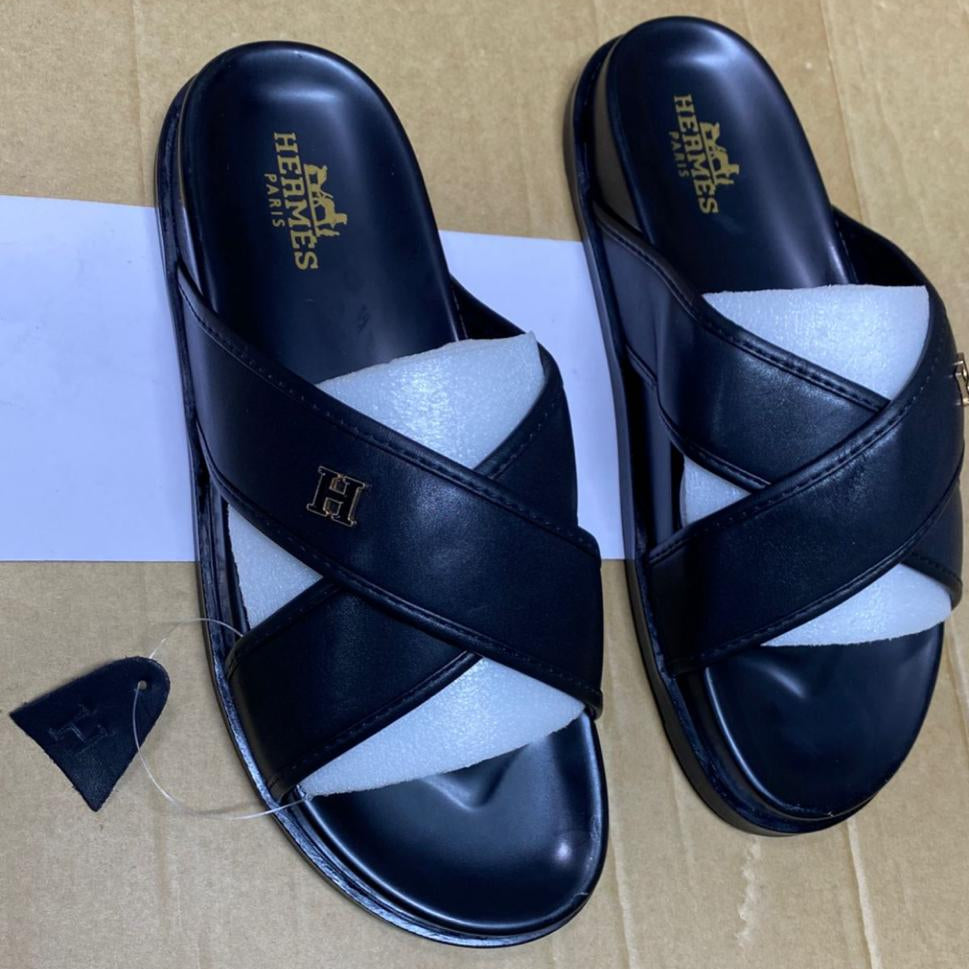 Hermes Rubber Sole Men's Sandals Size 40 - 45